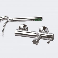 Grifo monomando de bañera con ducha Roda
