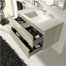 Mueble brillo con lavabo 100,5 Block evo COSMIC