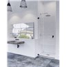 Mampara frontal 1 abatible libre YAKARTA BLACK Doccia