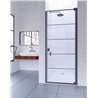 Mampara frontal 1 abatible CIXI BLACK Doccia
