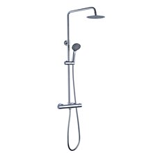 Conjunto de ducha termoestático redondo EXTRAPLANO - OXEN