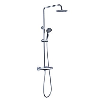 Conjunto de ducha termoest&aacute;tico redondo EXTRAPLANO - OXEN