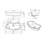 Lavabo bajo encimera AGRES SEMICIRCULAR