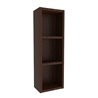 Armario-estanter&iacute;a wenge texturizado Luna Roca