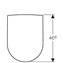 Inodoro suspendido compact Geberit iCon Rimfree