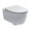 Inodoro suspendido compact Geberit iCon Rimfree esbelto