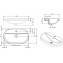 Lavabo sobreencimera ALMORAD&Iacute; OVAL CO