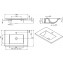 Lavabo de encastrar PALM 65