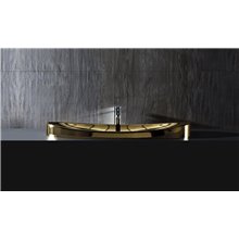Lavabo semiencastrado 90 x 40 oro Klea Gala