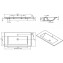 Lavabo de encastrar PALM 100