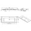 Lavabo de encastrar PALM 120