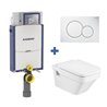 Pack inodoro DAMA Roca y cisterna Geberit KOMBIFIX 12cm