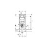 Pack inodoro DAMA Roca y cisterna Geberit DUOFIX 8cm