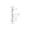 Pack inodoro DAMA Roca y cisterna Geberit DUOFIX 8cm