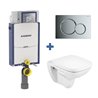 Pack inodoro DEBBA Roca y cisterna Geberit KOMBIFIX 12cm