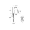 Grifo de lavabo cuerpo liso Lanta Roca