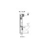 Pack inodoro DEBBA Roca y cisterna Geberit DUOFIX 8cm