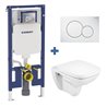 Pack inodoro DEBBA Roca y cisterna Geberit DUOFIX 8cm
