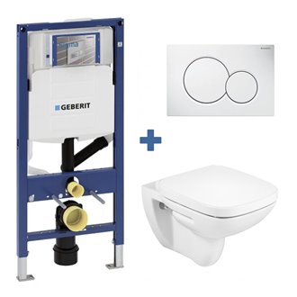 Pack inodoro DEBBA Roca y cisterna Geberit DUOFIX 12cm