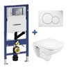 Pack inodoro DEBBA Roca y cisterna Geberit DUOFIX 12cm
