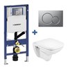 Pack inodoro DEBBA Roca y cisterna Geberit DUOFIX 12cm
