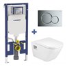 Pack inodoro The Gap Roca y cisterna Geberit DUOFIX 8 cm