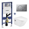 Pack inodoro The Gap Roca y cisterna Geberit DUOFIX 12cm