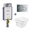 Pack inodoro HALL Roca y cisterna Geberit KOMBIFIX 12cm