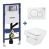 Pack inodoro HALL Roca y cisterna Geberit DUOFIX 12cm