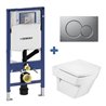 Pack inodoro HALL Roca y cisterna Geberit DUOFIX 12cm