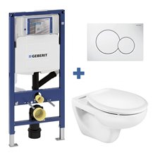 Pack inodoro VICTORIA Roca y cisterna Geberit DUOFIX 12cm