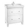 Conjunto de mueble 80cm dos cajones y lavabo Carmen Roca