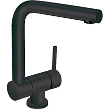 Grifo de fregadero Abatible Negro TRES