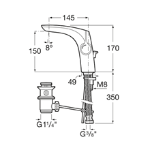 Grifo de lavabo Insignia Roca
