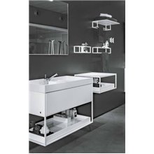 Mueble con estante 80cm mate the grid COSMIC
