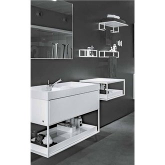 Mueble con estante 80cm mate the grid COSMIC