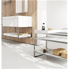 Mueble con estante 80cm mate the grid COSMIC