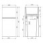 Lavabo con pedestal UNU