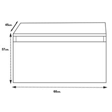 Mueble auxiliar Blanco brillo Surface TEGLER