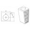 Lavabo con pedestal BLOK