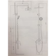 Conjunto de ducha Índico de Futurbaño