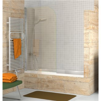 Mampara de ba&ntilde;era frontal abatible Burgos de Futurba&ntilde;o