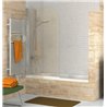 Mampara de ba&ntilde;era frontal abatible Burgos de Futurba&ntilde;o