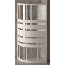 Mampara de ducha semicircular Córcega de Futurbaño