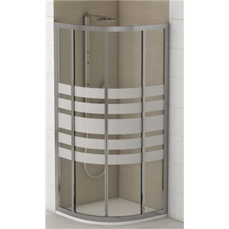 Mampara de ducha semicircular Siena de Futurba&ntilde;o