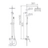 Columna de ducha Imex Luxor