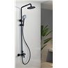 Columna de ducha negra Imex Luxor