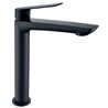 Grifo alto de lavabo negro mate Imex Luxor