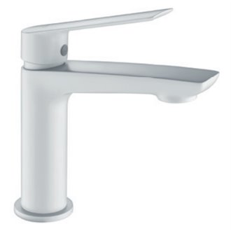 Grifo lavabo blanco mate Imex Luxor