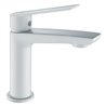 Grifo lavabo blanco mate Imex Luxor